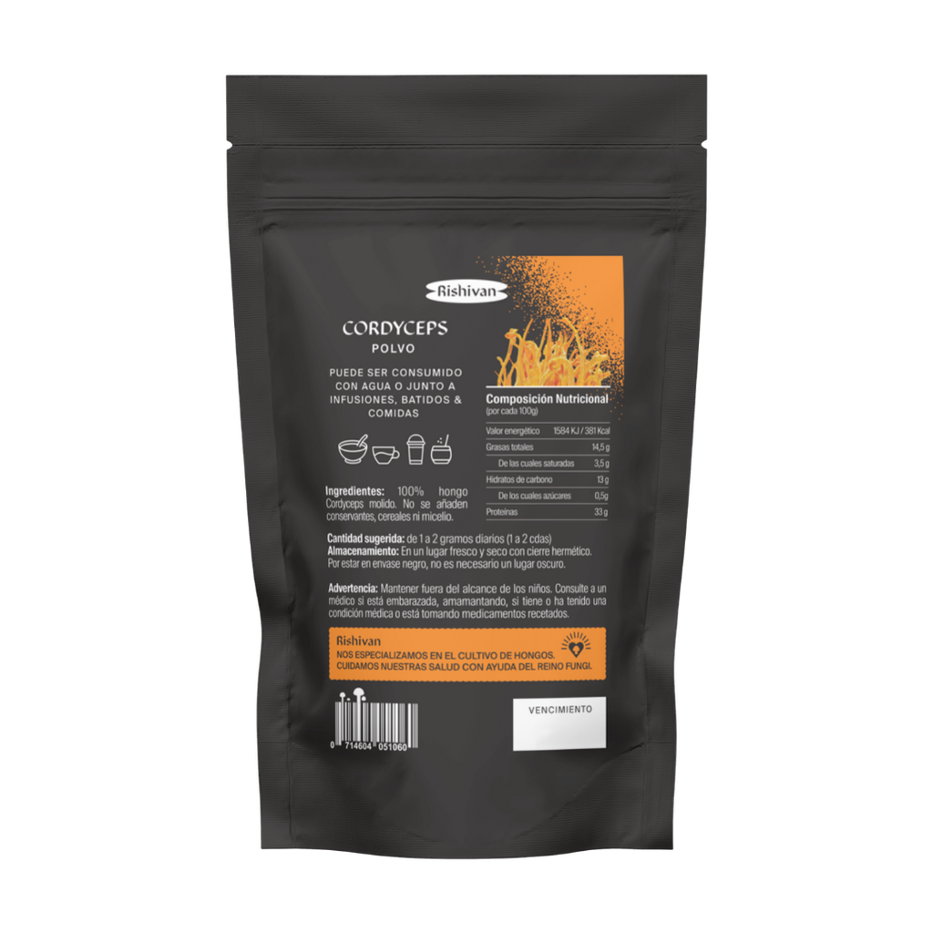 CORDYCEPS MOLIDO - 30 GRAMOS