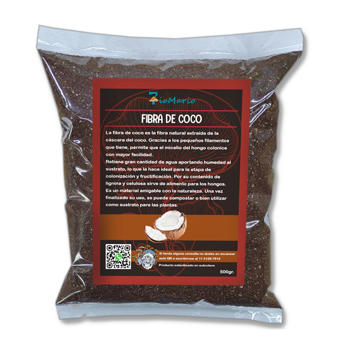 COCO ESTERILIZADO - 500 GR